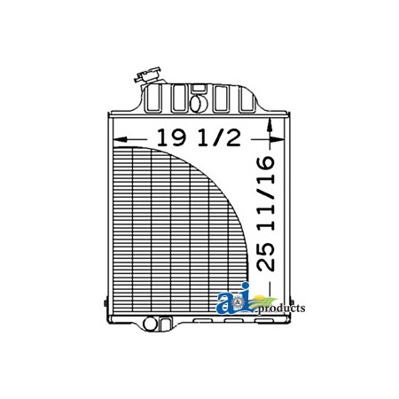 A & I Products Radiator 35" x23" x11" A-AR61880